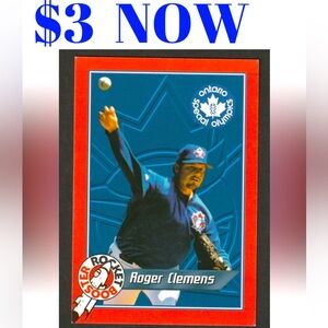 Roger Clemens 1997  A&P Toronto Blue Jays 4x6 Jumbo Baseball Card